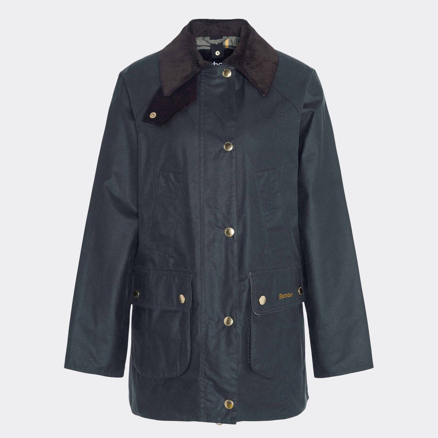 Barbour Women's Modern Beadnell Waxed Jacket in Sage & Ancient
