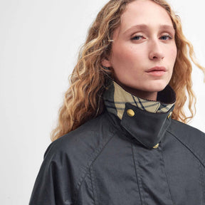 Barbour Women's Modern Beadnell Waxed Jacket in Sage & Ancient
