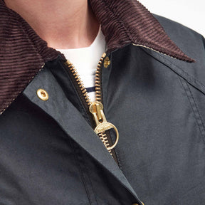 Barbour Women's Modern Beadnell Waxed Jacket in Sage & Ancient