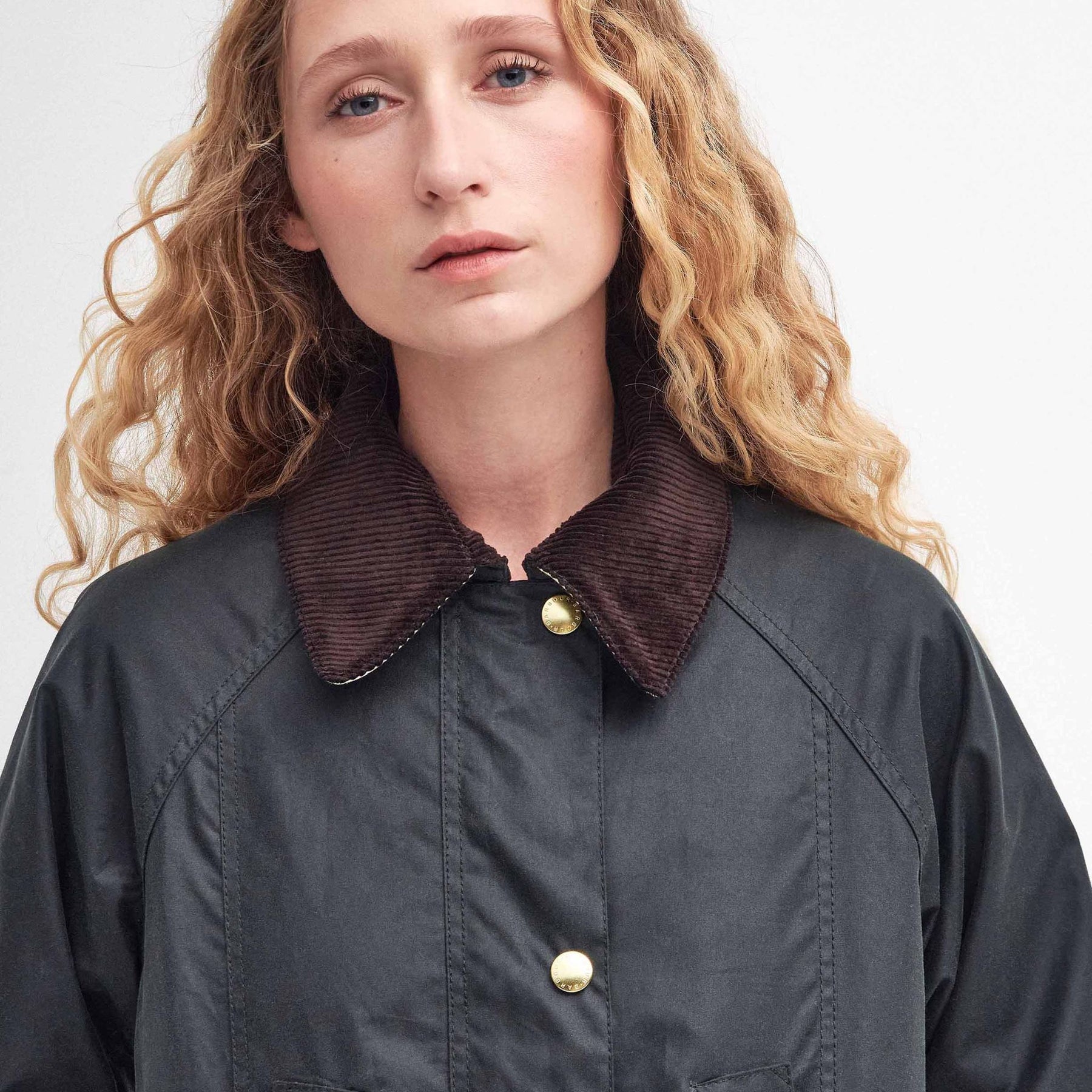 Barbour Women's Modern Beadnell Waxed Jacket in Sage & Ancient