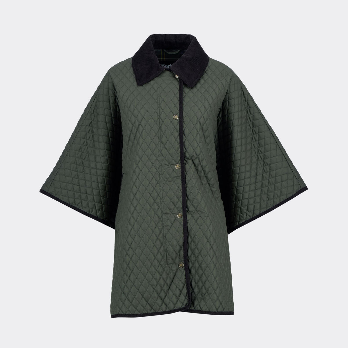 Barbour Women's Oakham Quilted Cape in Olive