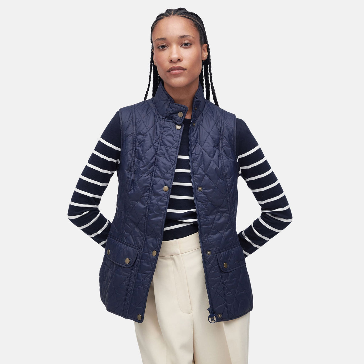Barbour Women's Otterburn Gilet in Navy