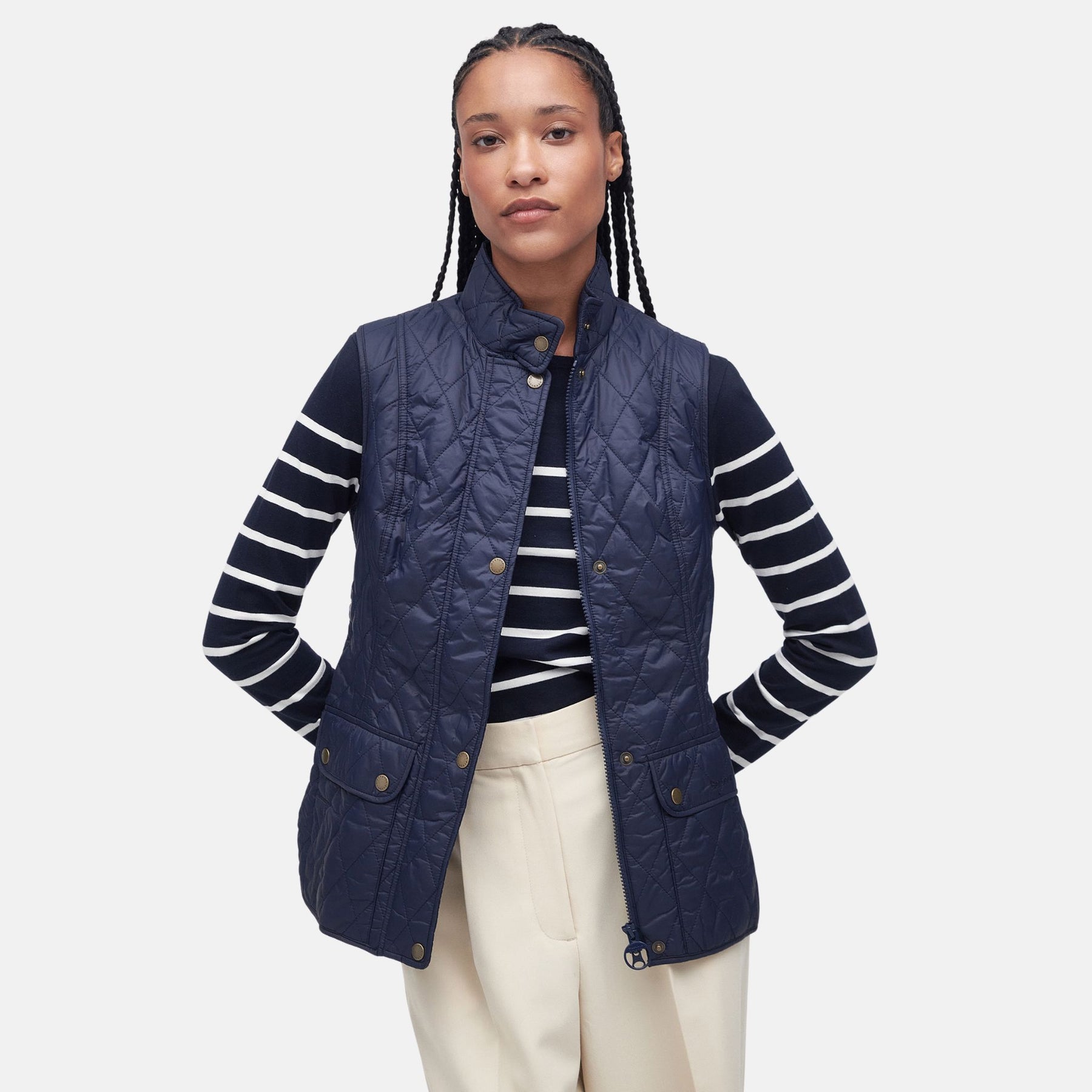 Barbour Women's Otterburn Gilet in Navy
