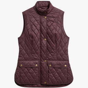 Barbour Women's Otterburn Quilted Gilet in Fig