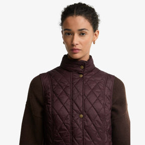 Barbour Women's Otterburn Quilted Gilet in Fig