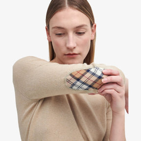 Barbour Women's Pendle Knit Jumper in Honey/Birch