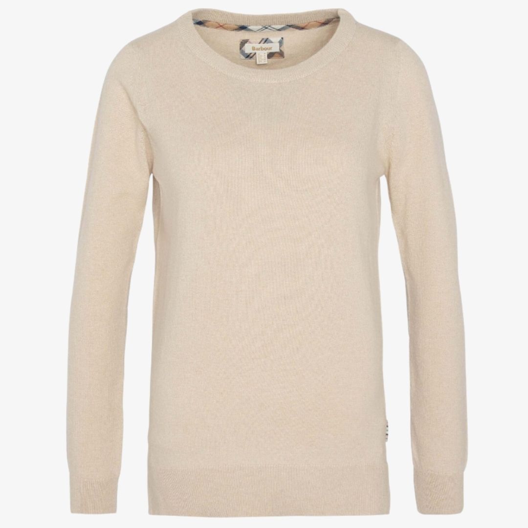 Barbour Women's Pendle Knit Jumper in Honey/Birch