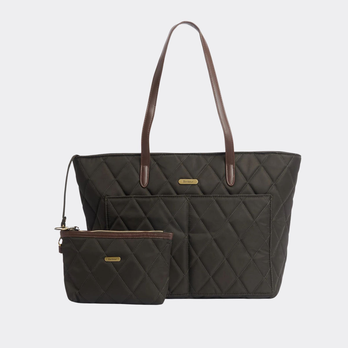 Barbour Women's Quilted Tote Bag in Olive