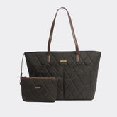 Barbour Women's Quilted Tote Bag in Olive