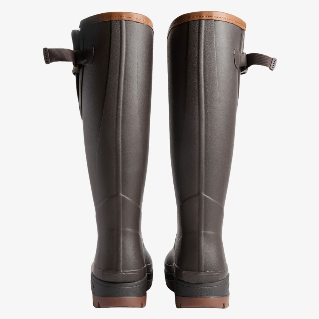Barbour Women's Tempest Tall Wellington Boots in Brown