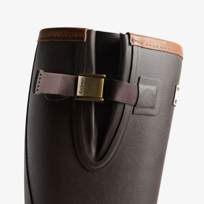 Barbour Women's Tempest Tall Wellington Boots in Brown