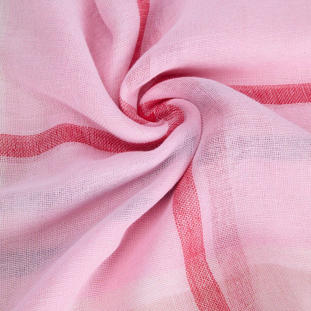 Barbour Abigail Tartan Scarf in Cherry Blossom