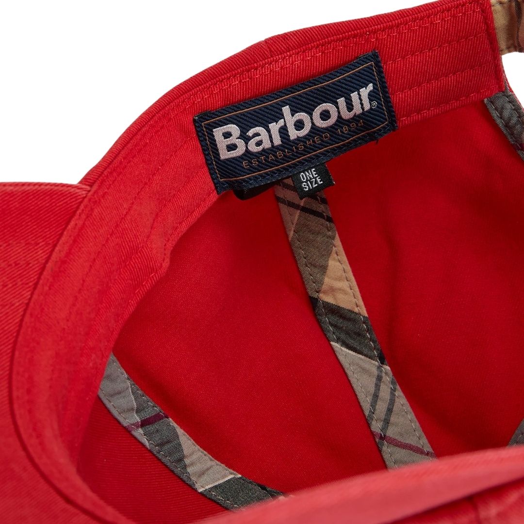 Barbour Cascade Sports Baseball Cap in Lava