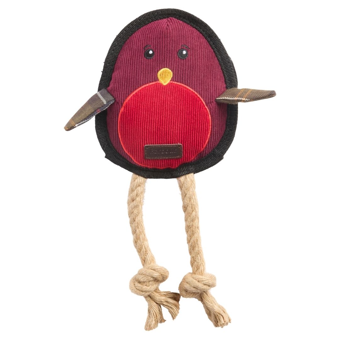 Barbour Christmas Robin Dog Toy