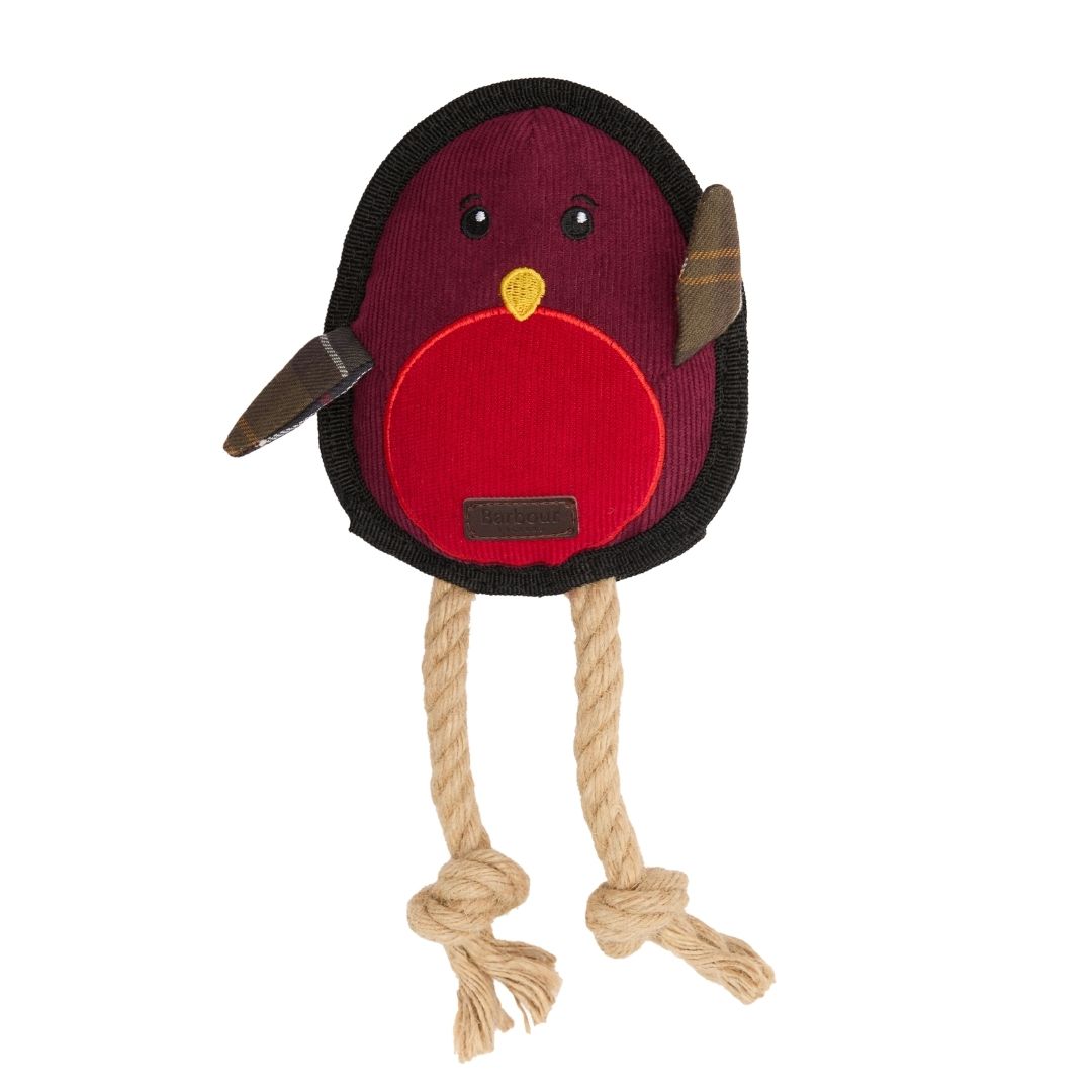 Barbour Christmas Robin Dog Toy