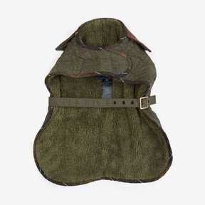 Barbour Dog Bone Quilted Dog Coat in Dark Olive