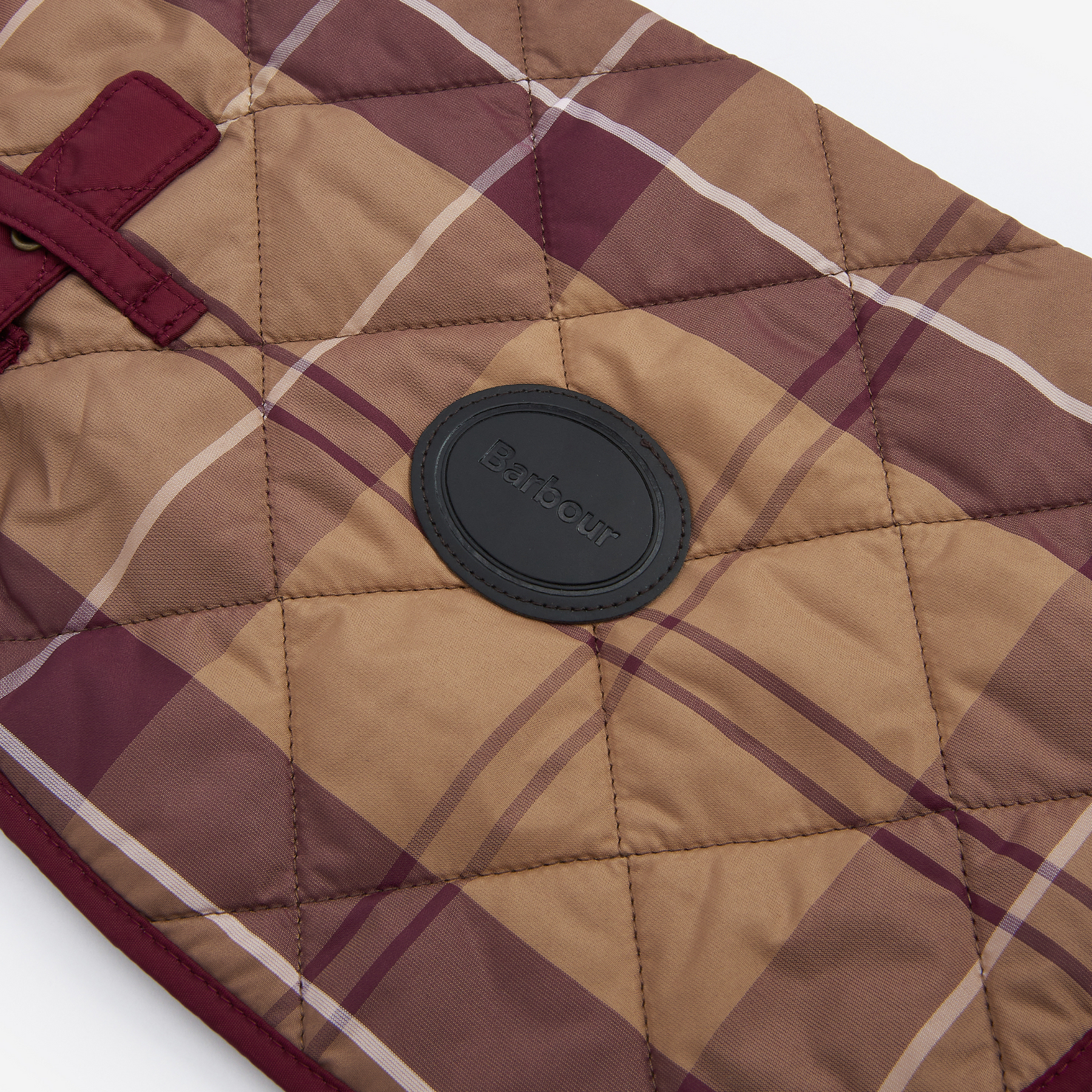 Barbour Dog Coat in Muted Cabernet