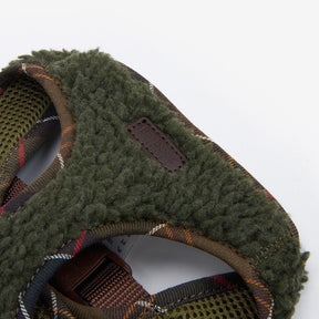 Barbour Dog Fleece Harness in Olive