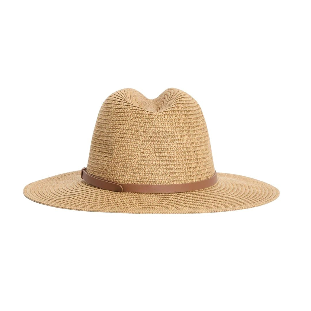 Barbour Evelyn Braid Trilby Hat in Tan