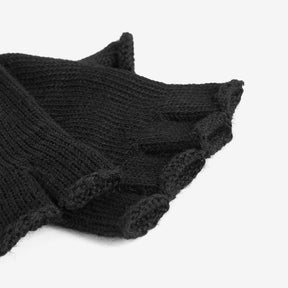 Barbour Fingerless Gloves in Black