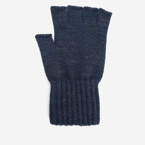 Barbour Fingerless Gloves in Navy