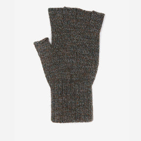 Barbour Fingerless Gloves in Olive