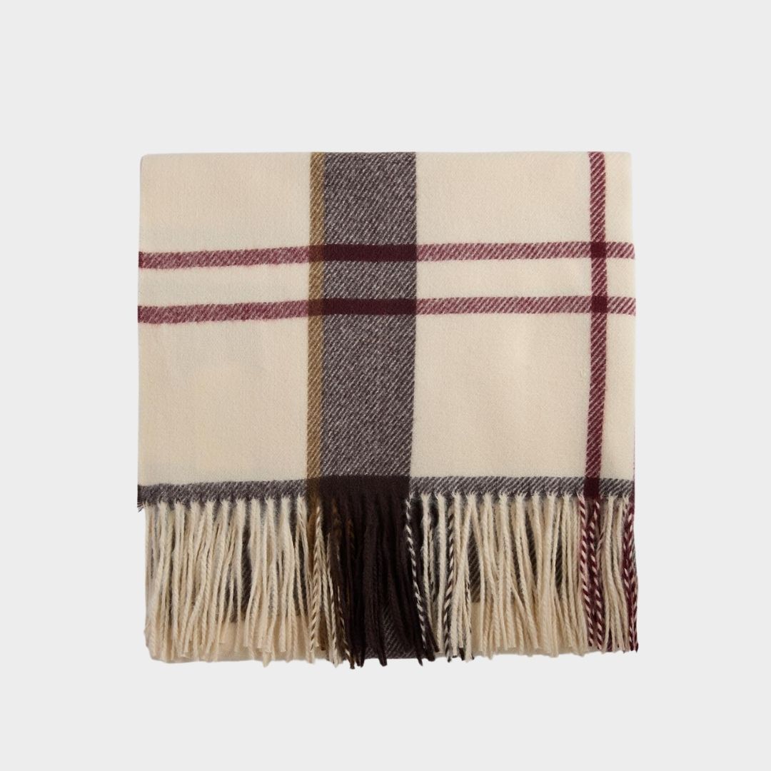 Barbour Harriet Scarf in Light Muted Tartan