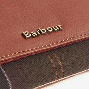 Barbour Laire French Purse in Brown & Classic Tartan
