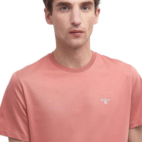 Barbour Men's Essential Sports T-Shirt in Pink Clay