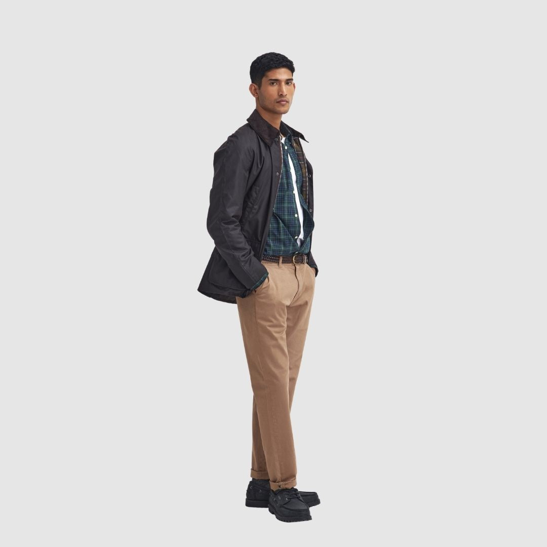 Barbour Men's Ashby Waxed Jacket in Rustic/Classic