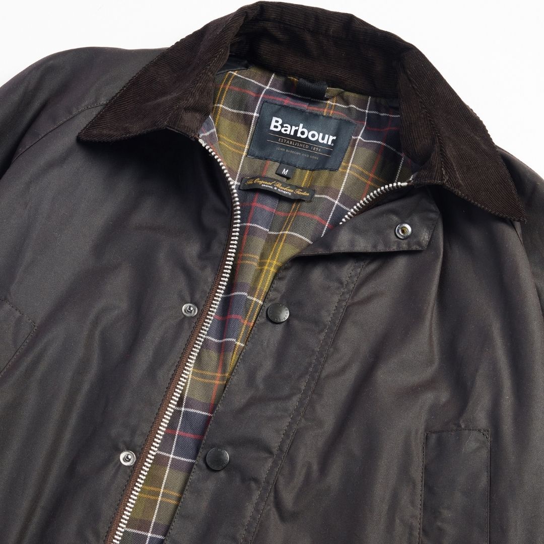 Barbour Men's Ashby Waxed Jacket in Rustic/Classic