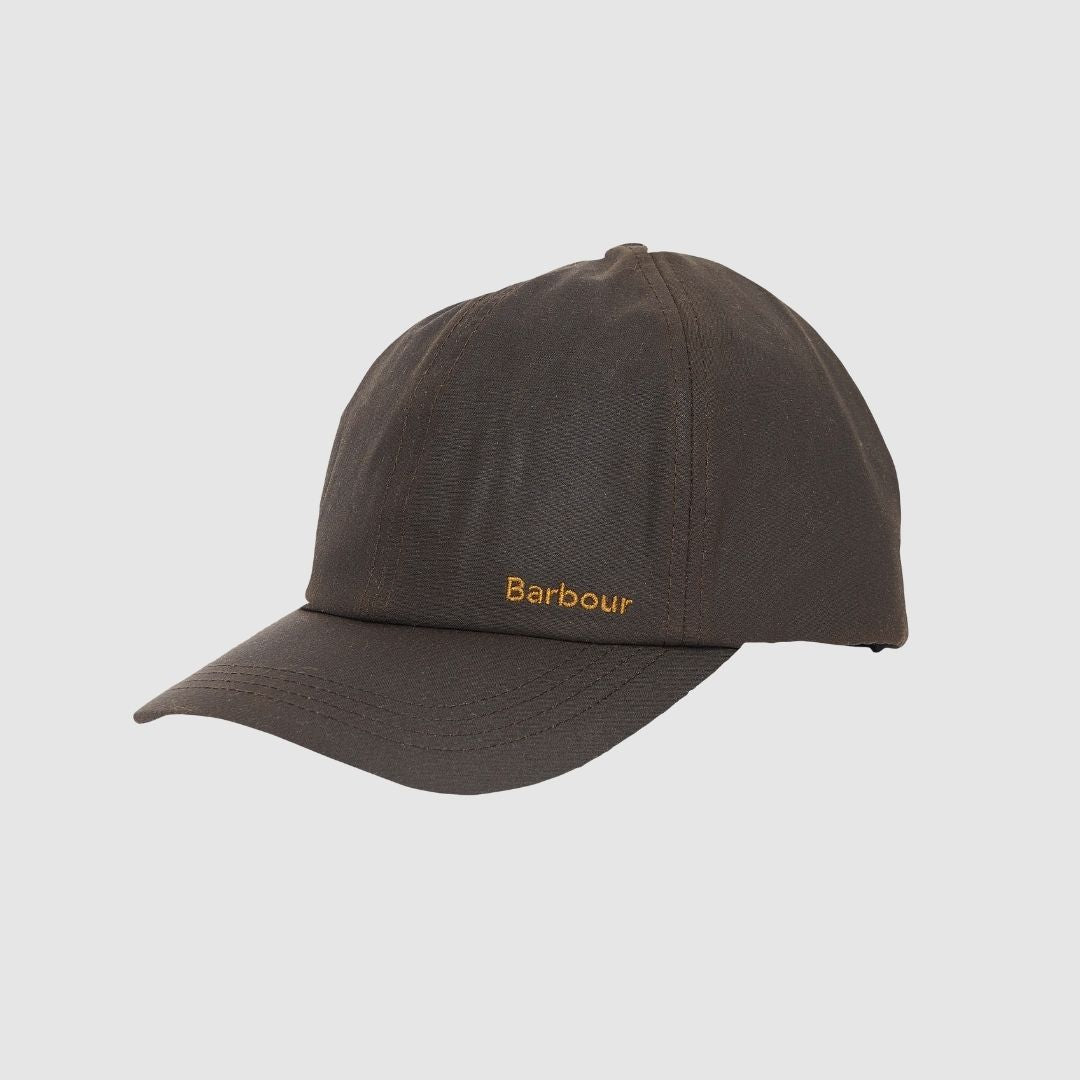 Barbour Men's Belsay Wax Cap in Olive