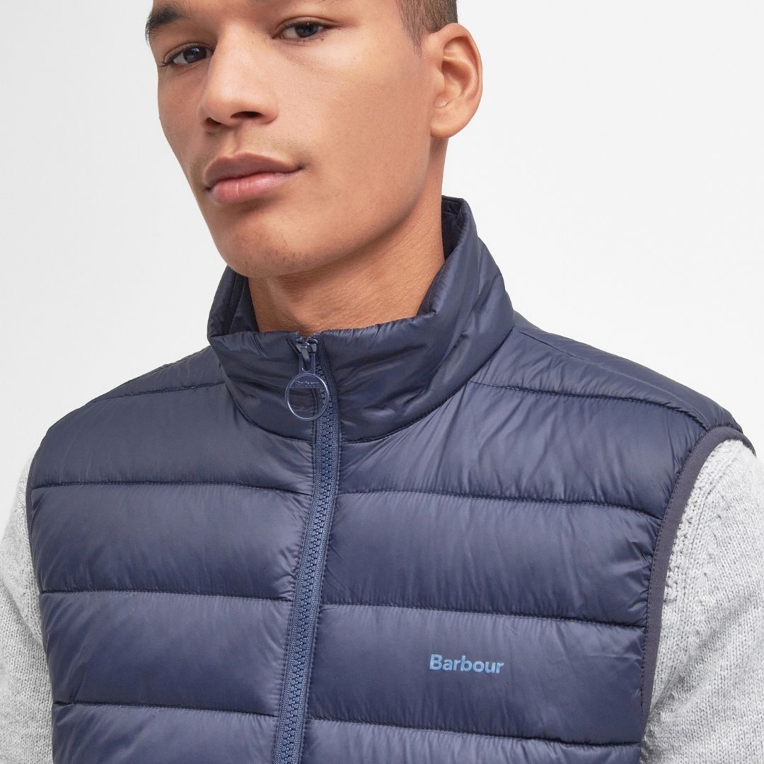 Barbour Men's Bretby Puffer Gilet in Navy