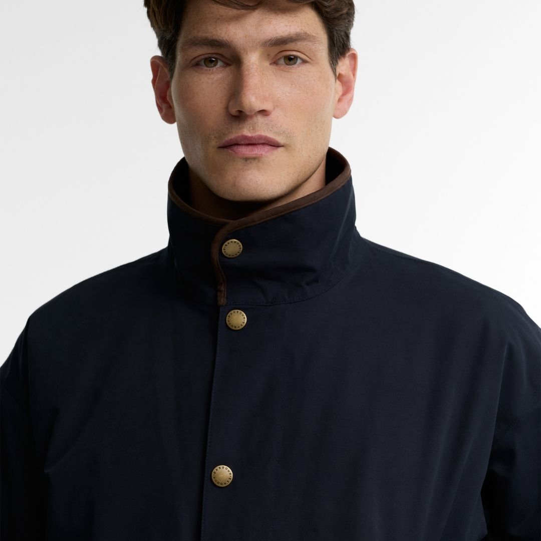 Barbour Men's Bromfield Waterproof Jacket in Navy