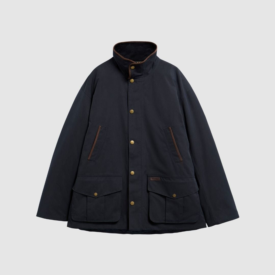 Barbour Men's Bromfield Waterproof Jacket in Navy
