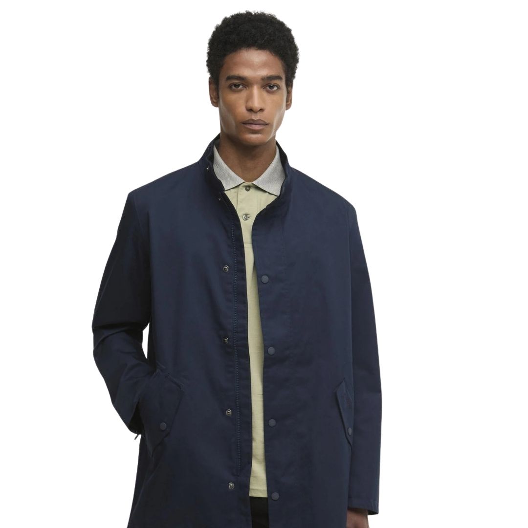 Barbour Men's City Chelsea Waterproof Jacket in Navy & Hyland Loch