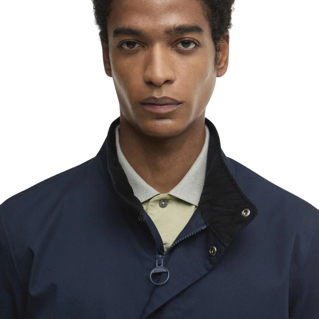 Barbour Men's City Chelsea Waterproof Jacket in Navy & Hyland Loch