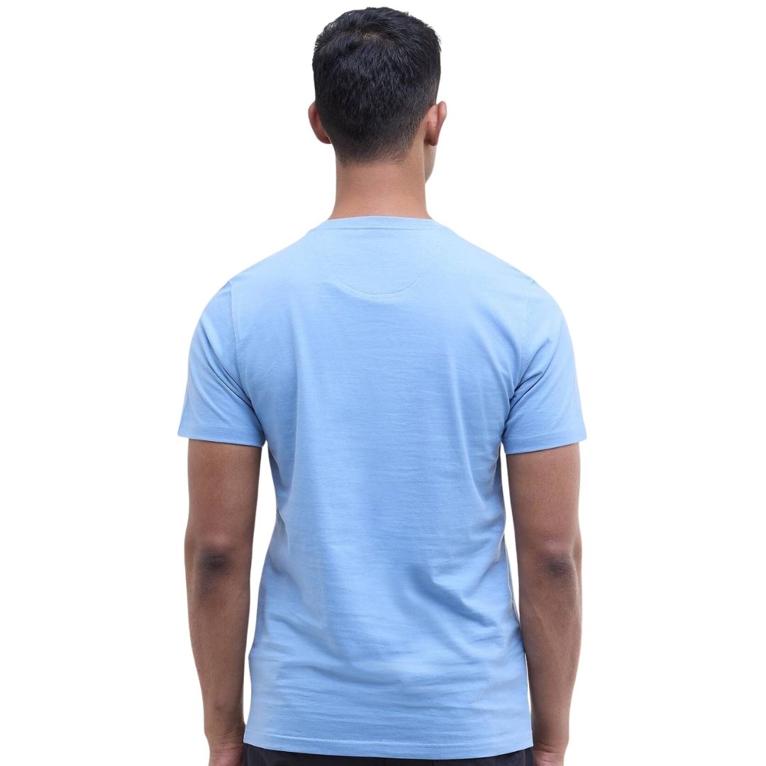 Barbour Men's Essential Sports T-Shirt in Classic Blue