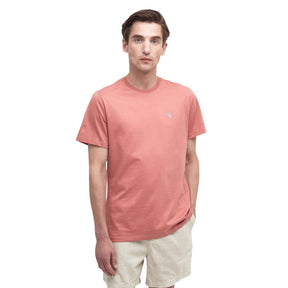 Barbour Men's Essential Sports T-Shirt in Pink Clay