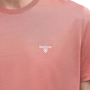 Barbour Men's Essential Sports T-Shirt in Pink Clay