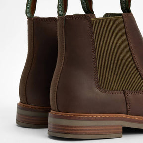 Barbour Men's Farsley Chelsea Boots in Choco