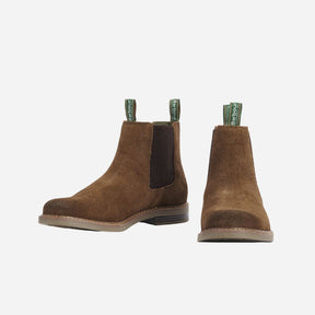 Barbour Men's Farsley Chelsea Boots in Khaki