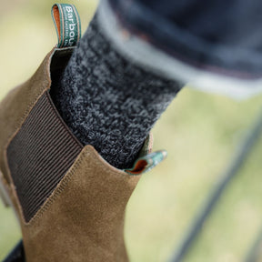 Barbour Men's Farsley Chelsea Boots in Khaki