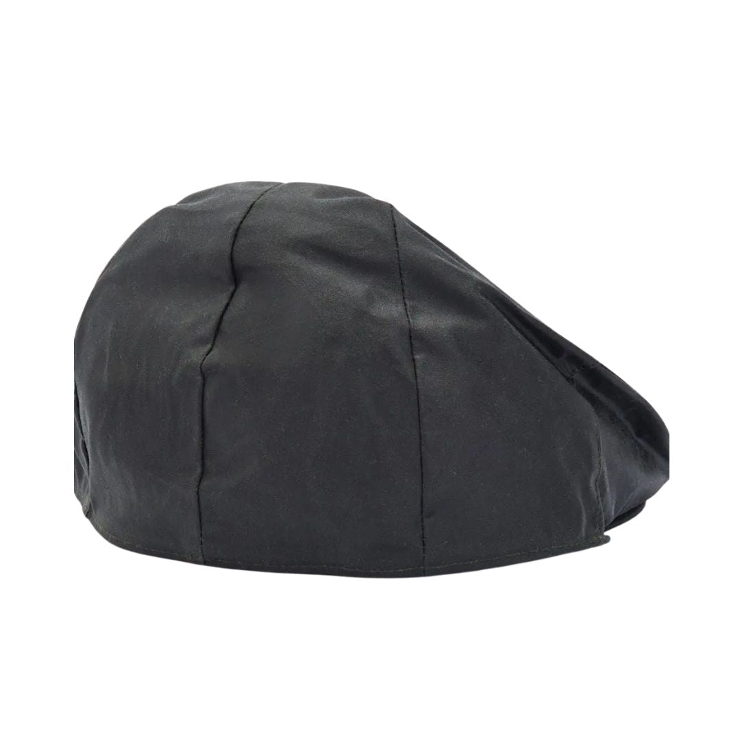 Barbour Men's Flat Wax Cap in Olive