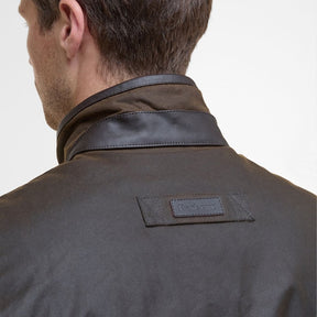 Barbour Men's Hereford Waxed Jacket in Olive