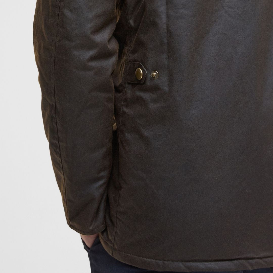 Barbour Men's Hereford Waxed Jacket in Olive