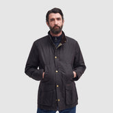 Barbour Men's Hereford Waxed Jacket in Rustic