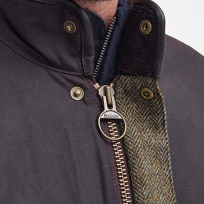 Barbour Men's Hereford Waxed Jacket in Rustic
