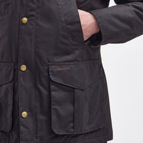 Barbour Men's Hereford Waxed Jacket in Rustic