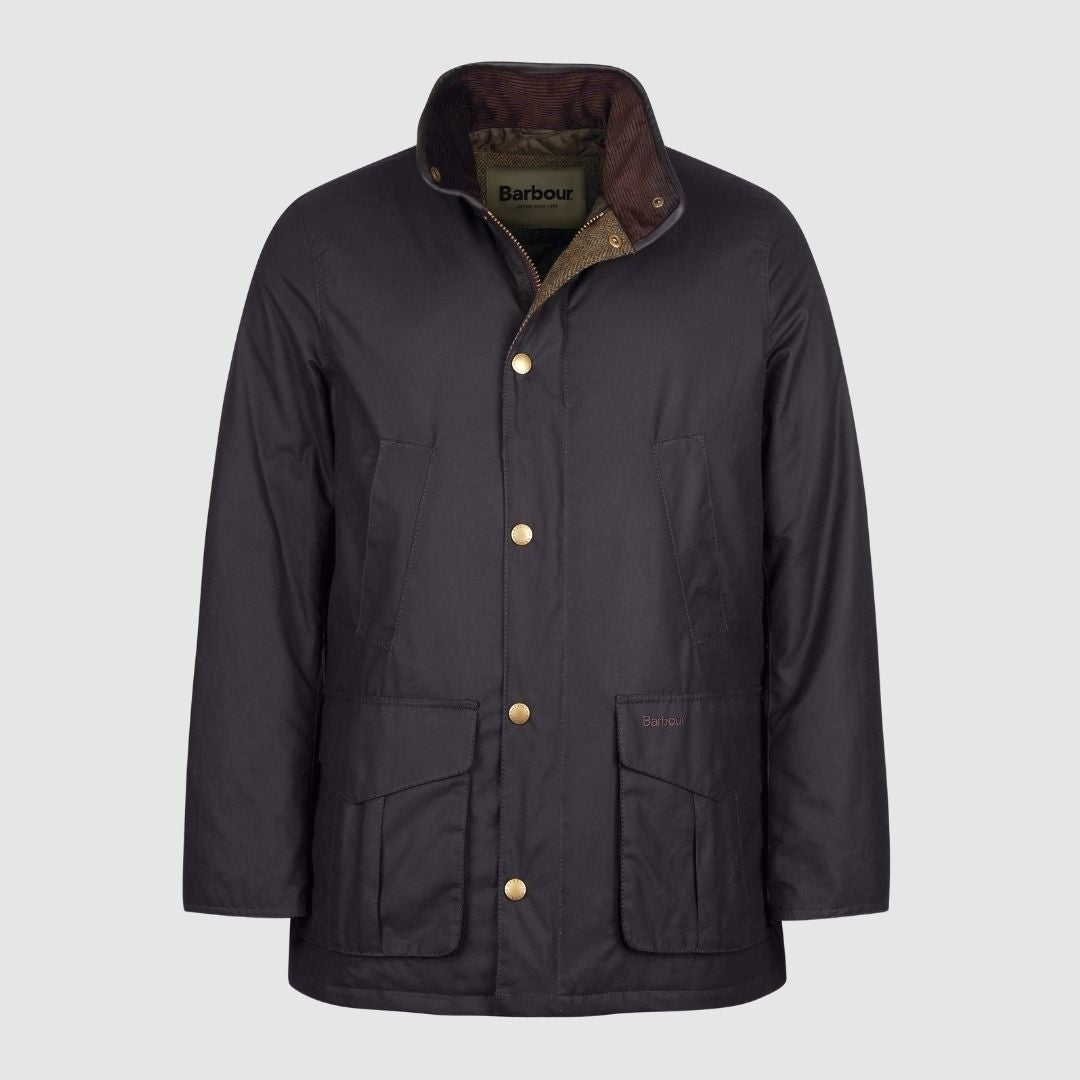 Barbour Men's Hereford Waxed Jacket in Rustic